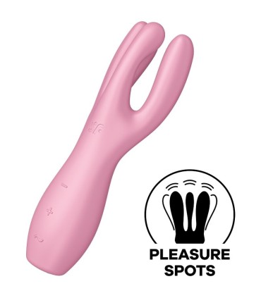 SATISFYER THREESOME 3 VIBRADOR ROSA
