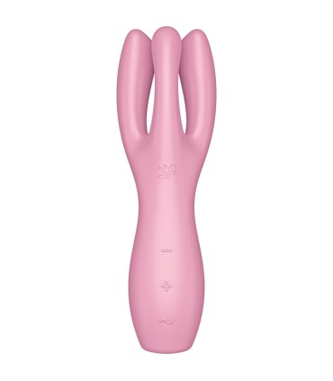 SATISFYER THREESOME 3 VIBRADOR ROSA