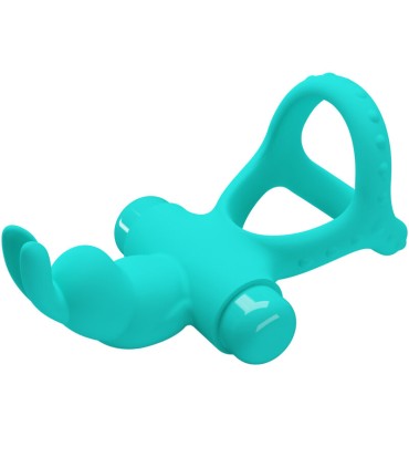 PRETTY LOVE FIGGY ANILLO VIBRADOR RABBIT VERDE