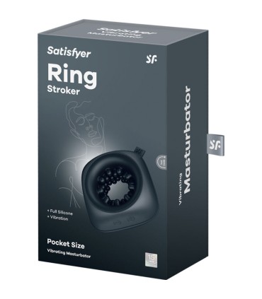 SATISFYER RING STROKER MASTURBADOR VIBRADOR