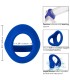 CALEXOTICS ADMIRAL COCK BALL DOBLE ANILLO AZUL