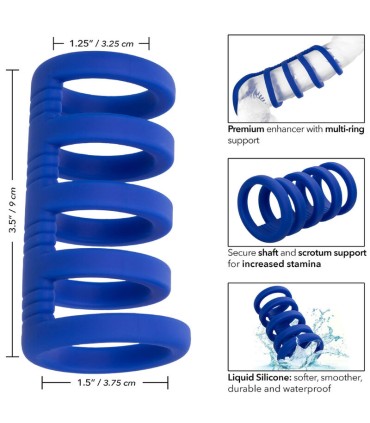 CALEXOTICS ADMIRAL JAULA XTREME PARA PENE AZUL