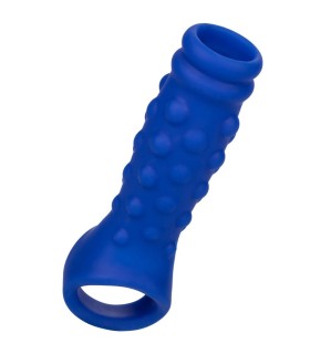 CALEXOTICS ADMIRAL BEADED FUNDA PENE SILICONA LIQUIDA AZUL