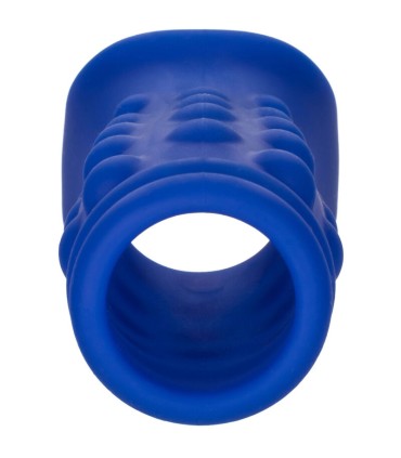 CALEXOTICS ADMIRAL BEADED FUNDA PENE SILICONA LIQUIDA AZUL