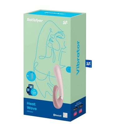 SATISFYER HEAT WAVE VIBRADOR APP ROSA
