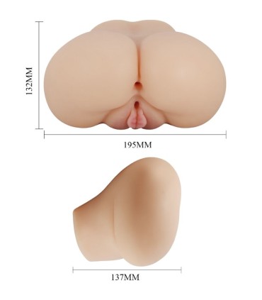 CRAZY BULL VAGINA Y ANO REALISTICOS VIBRADOR LUNA