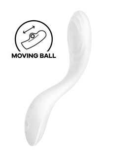 SATISFYER RRROLLING PLEASURE VIBRADOR PUNTO G BLANCO