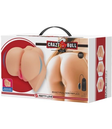 CRAZY BULL VAGINA Y ANO REALISTICOS VIBRADOR EMILIA