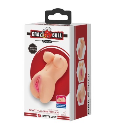 CRAZY BULL VAGINA Y ANO REALISTICOS VIBRADOR HANNAH