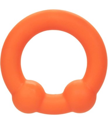 CALEXOTICS ALPHA ANILLO DOBLE BOLA NARANJA