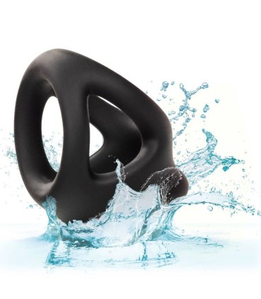 CALEXOTICS ALPHA ANILLO DE JAULA DOBLE NEGRO