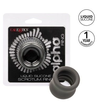 CALEXOTICS ALPHA ANILLO EXTENSION ESCROTO DOBLE NEGRO