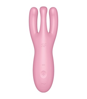 SATISFYER THREESOME 4 VIBRADOR APP ROSA