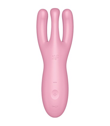 SATISFYER THREESOME 4 VIBRADOR APP ROSA