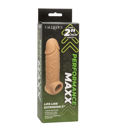 CALEXOTICS PERFORMANCE MAXX EXTENSION REALISTA 7 PIEL CLARO