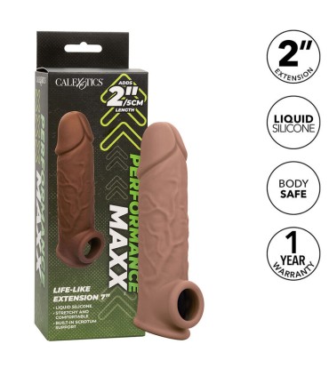 CALEXOTICS PERFORMANCE MAXX EXTENSION REALISTA 7 PIEL MORENO