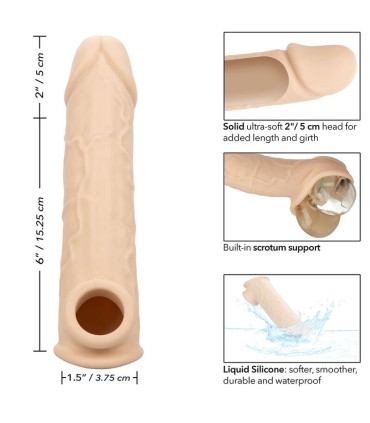 CALEXOTICS PERFORMANCE MAXX EXTENSION REALISTA 8 PIEL CLARO