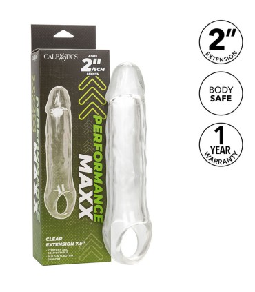 CALEXOTICS PERFORMANCE MAXX EXTENSION CLARA 75 TRANSPARENTE