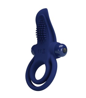 PRETTY LOVE BRONSON DOBLE ANILLO CON VIBRACION AZUL