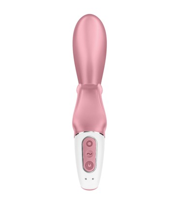 SATISFYER HUG ME VIBRADOR RABBIT APP ROSA