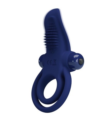 PRETTY LOVE BRONSON DOBLE ANILLO CON VIBRACION AZUL