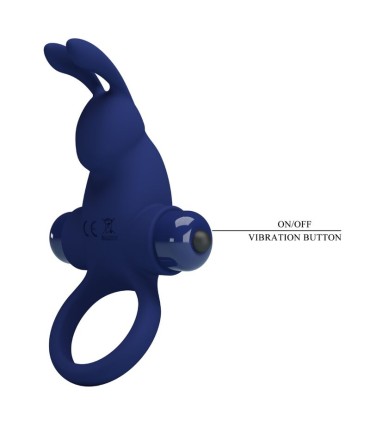 PRETTY LOVE JIRO ANILLO RABBIT CON VIBRACION AZUL
