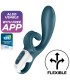 SATISFYER HUG ME VIBRADOR RABBIT APP AZUL