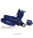 PRETTY LOVE JAMELE DOBLE ANILLO CON VIBRACION ESTIMULADOR MARIPOSA AZUL