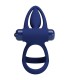 PRETTY LOVE MAT DOBLE ANILLO CON VIBRACION ESTIMULADOR AZUL
