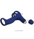 PRETTY LOVE ELISH ANILLO VIBRADOR CON EXTENSION AZUL