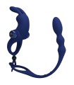 PRETTY LOVE - AYAD ANILLO VIBRADOR RABBIT CON PLUG AZUL