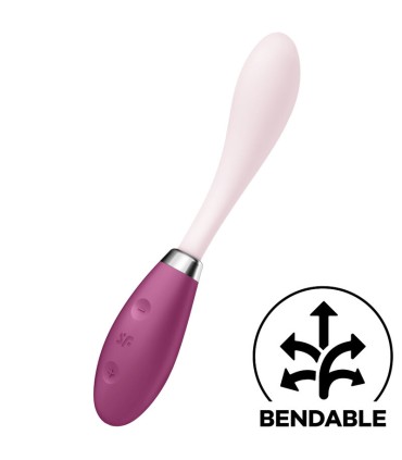 SATISFYER G SPOT FLEX 3 MULTI VIBRADOR ROJO