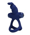 PRETTY LOVE - LUCHITO DOBLE ANILLO VIBRADOR RABBIT AZUL