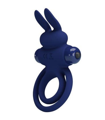 PRETTY LOVE DAREY DOBLE ANILLO VIBRADOR RABBIT AZUL
