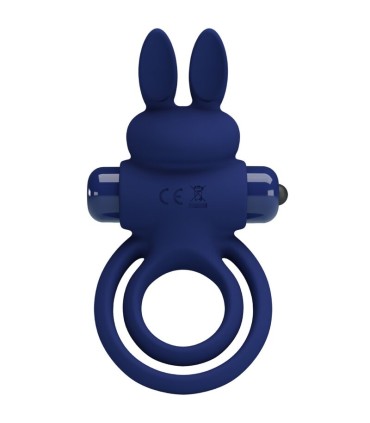 PRETTY LOVE DAREY DOBLE ANILLO VIBRADOR RABBIT AZUL