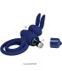 PRETTY LOVE DAREY DOBLE ANILLO VIBRADOR RABBIT AZUL