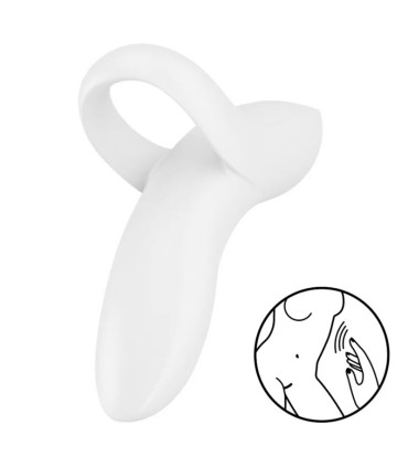SATISFYER BOLD LOVER DEDAL VIBRADOR BLANCO