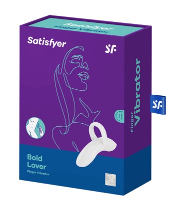 SATISFYER BOLD LOVER DEDAL VIBRADOR BLANCO