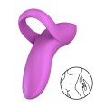 SATISFYER - BOLD LOVER DEDAL VIBRADOR BLANCO