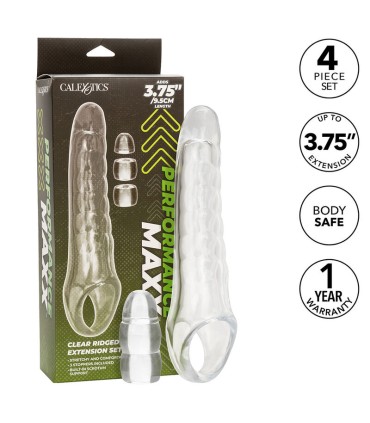 CALEXOTICS MAXX EXTENSOR DE PENE AJUSTABLE TRANSPARENTE