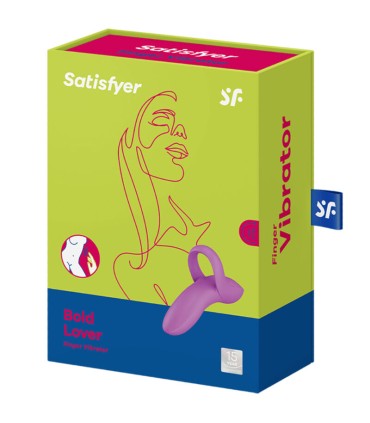 SATISFYER BOLD LOVER DEDAL VIBRADOR ROSA