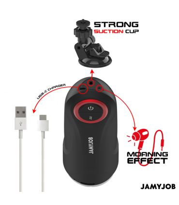 JAMYJOB GRAVITY MASTURBADOR VAGINA AUTOMATICO 5 MODOS DE EMPUJE Y EFECTO SONIDO