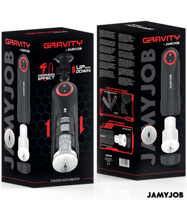 JAMYJOB GRAVITY MASTURBADOR VAGINA AUTOMATICO 5 MODOS DE EMPUJE Y EFECTO SONIDO