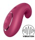 SATISFYER DIPPING DELIGHT VIBRADOR LAY ON ROJO