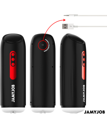 JAMYJOB PHANTOM MASTURBADOR VAGINA AUTOMATICO 5 MODOS SUCCIONADOR Y EMPUJE