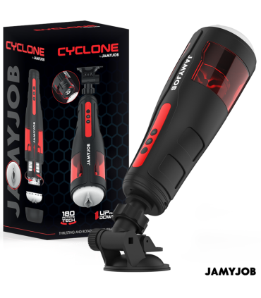 JAMYJOB CYCLONE MASTURBADOR VAGINA AUTOMATICO 10 MODOS ROTACION Y EMPUJE