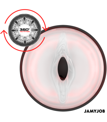 JAMYJOB CYCLONE MASTURBADOR VAGINA AUTOMATICO 10 MODOS ROTACION Y EMPUJE