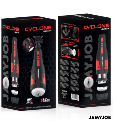 JAMYJOB CYCLONE MASTURBADOR VAGINA AUTOMATICO 10 MODOS ROTACION Y EMPUJE