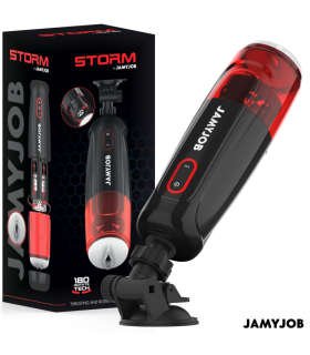 JAMYJOB STORM MASTURBADOR VAGINA AUTOMATICO 10 MODOS ROTACION Y EMPUJE