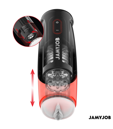 JAMYJOB STORM MASTURBADOR VAGINA AUTOMATICO 10 MODOS ROTACION Y EMPUJE